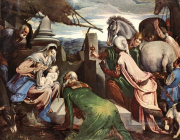 matyrtum heiligen erasmus Ölbilder verkaufen - Die Heiligen Drei Könige Jacopo Bassano